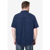 Boulder Creek by KingSize Men's Big & Tall Short Sleeve Denim And Twill Shirt - 3 of 4