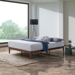 Home Design Zion Solid Wood Platform Bed - 1 of 4