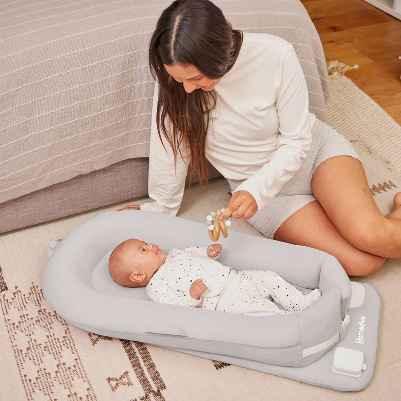 Homedics Baby Lounger Calming Cushion with Soothing Sound, Vibration and Washable Cover, 6 of 10