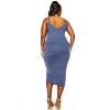 L I V D Women's Jennie Spaghetti Strap Midi Dress - 3 of 3