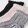 Women's Pointelle 3pk Ankle Socks with Scallop Cuff - Auden™ 4-10 - 3 of 3