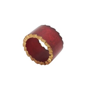 Saro Lifestyle Resin Artistry Napkin Ring (Set of 4) - 1 of 3