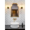 Datus One-Light Wall Sconce - Contemporary Iron Design with Clear Glass Shade - 3 of 4