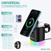 PHILCO 15W Fast Charging for Apple iPhone 16 15 14 13 12 11 MagSafe 3-in-1 Wireless Charging Station – Foldable Design, Charges Apple Watch & AirPods - 4 of 4