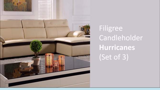 Set of 3 Filigree Hurricanes Gold - Danya B., 5 of 6, play video