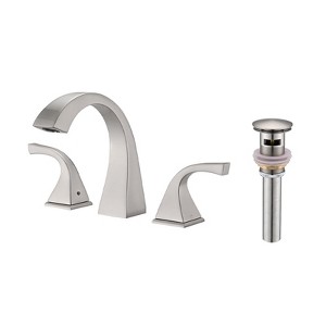 PROOX 8 in. Widespread 2-Handle Bathroom Faucet with Drain Assembly - 1 of 4
