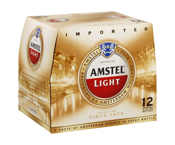 Amstel&#174; Light Premium Lager - 12pk / 12oz Bottles