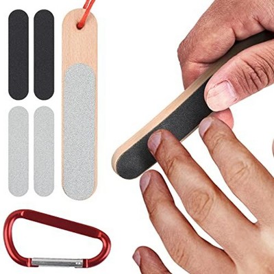 Impresa Hand & Finger Skin File (2 Pack) - Double Sided Hand Callus File with Replacement Boards