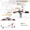 EAGLE PEAK 10x10 Pop Up Canopy Instant Tent w/ 4 Weight Bags - 4 of 4