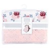 Hudson Baby Infant Girl Reversible Car Seat and Stroller Canopy, Blush Floral, One Size - 2 of 4