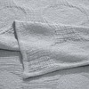Modern Circles Cotton Medium Weight Woven Coverlet by Blue Nile Mills - 3 of 4
