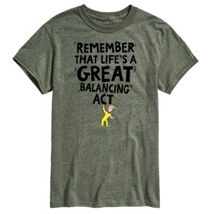 Men's - Dr. Seuss - Life Great Balancing Act Short Sleeve Graphic T-Shirt - 1 of 4