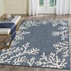 Liora Manne Carmel  Indoor/Outdoor Rug  Navy.. - 3 of 4
