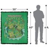 TMNT Retro Group Blanket 50"x60" Woven Tapestry - 2 of 4