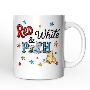 Patriotic 4th of July Red White & Proud Mug, Cute Bear USA Stars Gift (Non-Custom Only)| OrnamentallyYou - 1 of 4