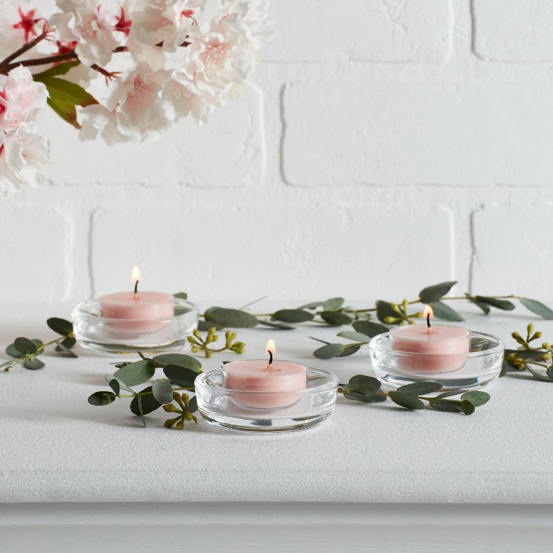 12pk Tealight Candles Peony and Cherry Blossom Pink - Threshold&#8482;, 2 of 4
