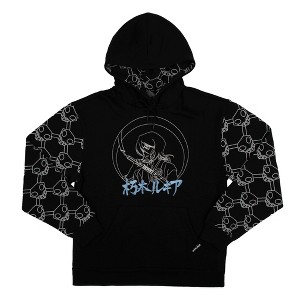 Bleach Rukia Long Sleeve Black Hooded Sweatshirt - 1 of 4