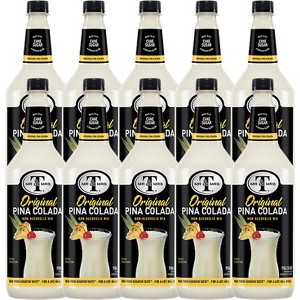 Mr & Mrs T Pina Colada Mix, 1L Bottle, 10 Pack – Premium Cocktail Mixer for Pina Colada Mix, Ready to Use - 1 of 4