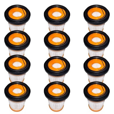 Nispira WV201 XHFWV200 Filter for Shark Vacuum Wandvac W1 S87 WV200, WV200C, WV201, WV203C, WV205, WV220, WV221, WV250, WV251, UV200CCO 12 Pack