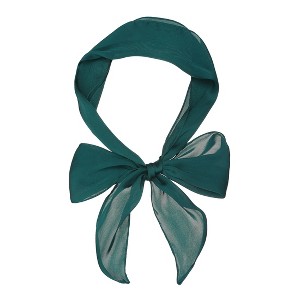 INSPIRE CHIC Women's Plain Solid Color Pure Skinny Long Neckerchief Hair Band 55.12 x 5.12 inches(L*W) - 1 of 4