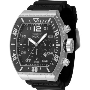Invicta 47282 Men's Pro Diver Black Dial Strap Chronograph Watch - 1 of 2