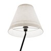 Infibrite 23" Angular Base Table Lamp: ETL Listed, Linen Shade, Rocker Switch - image 3 of 4