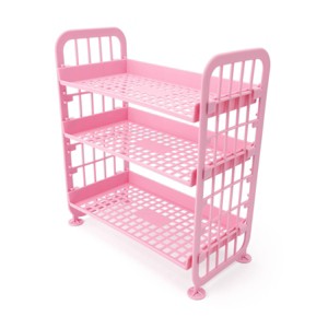 3 Tier Collapsible Shelf Pink - Bullseye's Playground™ : Target