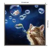 Amanti Art Blowing Bubbles by Lucia Heffernan Canvas Wall Art Print Framed 22 x 22-in. - 4 of 4