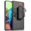 Nakedcellphone Case with Stand and Belt Clip Holster for Verizon Samsung Galaxy A71 5G UW - Black - 3 of 4