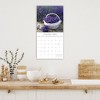2026 Square Wall Calendar, Lavender, 16-Month Floral Theme with 180 Reminder Stickers (12x12 In) - 2 of 4