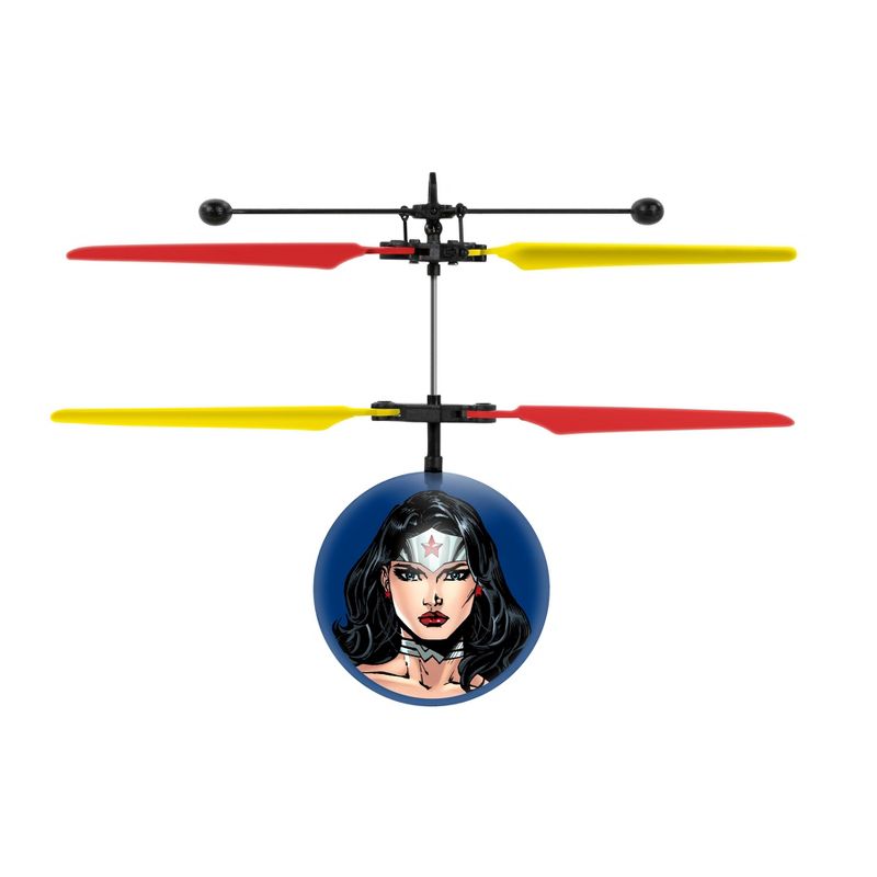 World Tech Toys DC Justice League Wonder Woman IR UFO Ball Helicopter, 1 of 4
