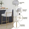 Spruce&Spring Modern 27 inch Counter Height Bar Stool Set of 2 - 3 of 4