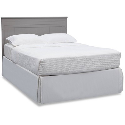 Grey 4-in-1 Convertible Crib with Adjustable Height