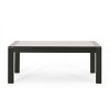 Christopher Knight Home Bennett Outdoor Aluminum and Tempered Glass Coffee Table - 4 of 4