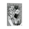 iCanvas Lady Black and White by Ana Paula Hoppe Canvas Print Wall Art - 2 of 3