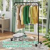 Simple Trending Standard Clothes Clothing Garment Rack Black - 2 of 4