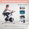 SEVOBAL Home Gyms Indoor Cycling Bike with LCD Monitor Adjustable Seat and Magnetic Resistance for Cardio Fitness, White, 41.14"*8.66"*32.01" - 4 of 4