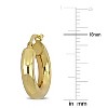 EVERLY JEWELRY | 10k Yellow Gold Hoop Earrings - 3 of 4