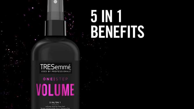 Tresemme One Step 5-in-1 Volumizing Hair Styling Mist For Fine Hair - 8 fl oz, 2 of 11, play video