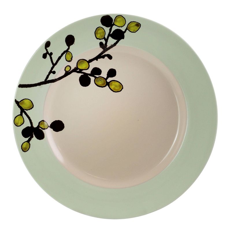 16pc Stoneware Luxurious Olive Dinnerware Set Green - Elama, 5 of 10