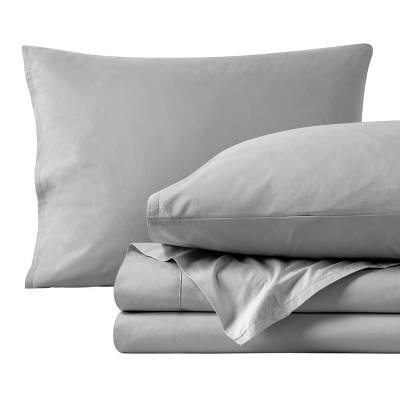 300 Thread Count Organic Cotton Percale Bed Sheet Set by Bare Home