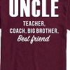 Men's - Instant Message - Uncle, Teacher, Big Brother, Best Friend Short Sleeve Graphic T-Shirt - 2 of 4