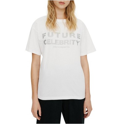 Elevenparis Womens Future Celebrity Graphic T-Shirt