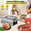 VEVOR Manual Sausage Stuffer, 3 L / 7 LBS Horizontal Sausage Machine, Dual-Speed Meat Stuffer, Made of Food-Grade 304 Stainless Steel, Silver - 4 of 4