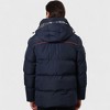 Canada Weather Gear Men's Heavyweight Puffer Jacket with Hood – Winter Coat with Orange Trim, Insulated Windproof Outerwear - 4 of 4