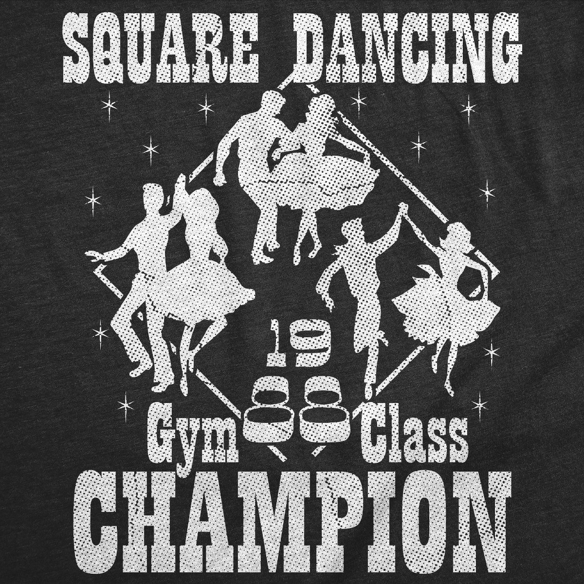 Мужские футболки Crazy Dog T-Shirts, Inc. Mens Funny T Shirts Square Dance Champion Sarcastic Graphic Novelty Tee for Men - Crazy Dog Men's T Shirt With Sarcastic Sayings Black XXL — фото 2
