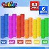 Playmags Magnetic Blocks Building Toy, 64pc Magnet Cubes Toy - 2 of 4