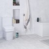 Evideco French Home Goods Decorative Toilet Brush & Holder - Available in 6 Unique Designs - Durable Plastic, Compact Size, Easy to Clean - 4 of 4