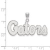 Black Bow Jewelry 10k White Gold Florida Gators NCAA Medium Pendant - 2 of 3