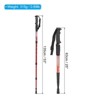 Unique Bargains Collapsible T Handle Hiking Trekking Pole with Mud Basket 21-43 Inch - 2 of 4